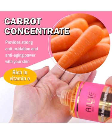 AILKE BOOST LUSTER AILKE Organic Carotene Lightening Serum Oil Daily Body Massage Hydration Oil with Rose Essential Oil Smooth Skin Reduce Dark Spots Fine Lines 250ml Pack of 1 1 copy - Buy Online on GoSupps.com