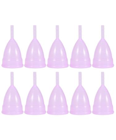 Menstrual Cup for Women Silicone Reusable Hygiene Cup Collector Personal Care 10 Pack Pink