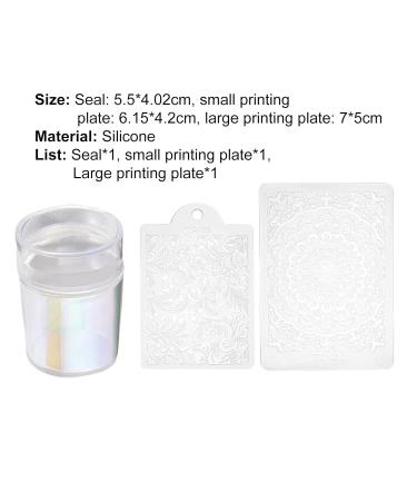 Wirlsweal Nail Art Stamp Set - Trendy Nail Tool with Soft Texture & Great Elasticity for Perfect Nail Shapes - Ideal for Women - Buy Online on GoSupps.com