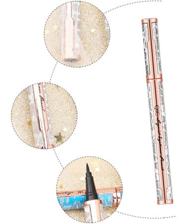 Healeved No Smudge Eyeliner Liquid Eyeliner Pen Waterproof Black Eyeliner Black Liquid Eyeliner Grey Plastic - Buy Online on GoSupps.com