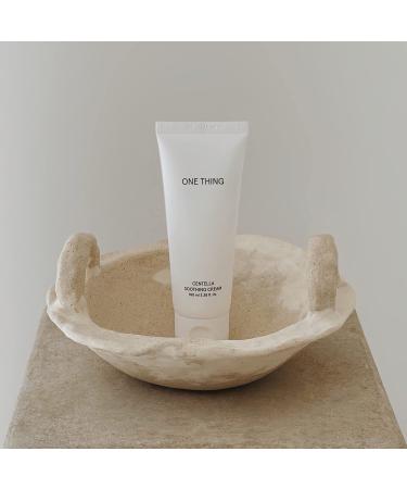 ONE THING Centella Soothing Cream 3.38 Fl Oz | CICA Vegan Moisturizer for All Skin Types | Hydrating & Calming Barrier Relief | Korean Skin Care - Buy Online on GoSupps.com