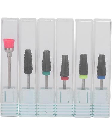 Nail Grinding Head Nail Drill Bit Set Professional Compact Portable for Home for Nail Salon(black) - Buy Online on GoSupps.com