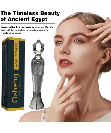 Sheida Powder Eyeliner Handmade Natural Eyeliner in Powder Form Long-Lasting Eyeliner Arabic Eyeliner Powder Egyptian Style Eyeliner In Powder (Black) - Buy Online on GoSupps.com