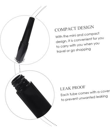 Beavorty 25 Pcs Empty Eyeliner Bottle Plastic Vials Black Mascara Makeup Tools Make up Plastic Bottle 11x1.6cmx5pcs Blackx5pcs - Buy Online on GoSupps.com