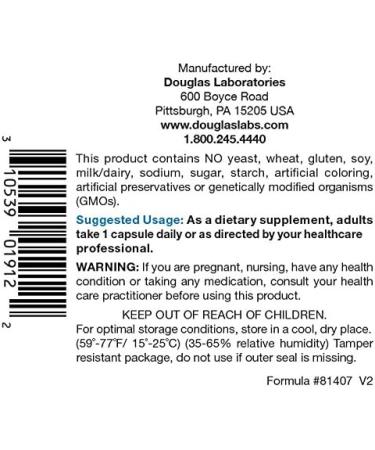 Douglas Laboratories C-1000 | 100% Pure Vitamin C to Support Skin Blood Vessels Tendons Joint Cartilage and Bone | 100 Capsules 100 Count (Pack of 1) - Buy Online on GoSupps.com