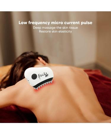 Buy Electrical GUA SHA Tool - 16-Speed Vibration & Hot Compress for Skin Care | Fat Burning Face Massager - Buy Online on GoSupps.com