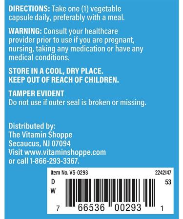 The Vitamin Shoppe Vitamin K Complex - Complete K1 K2 Formula | Bone & Cardiovascular Health | 180 Vegetable Capsules | Full Spectrum - Buy Online on GoSupps.com