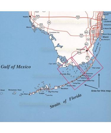Topspot Map N207 Upper Keys Area - Buy Online on GoSupps.com