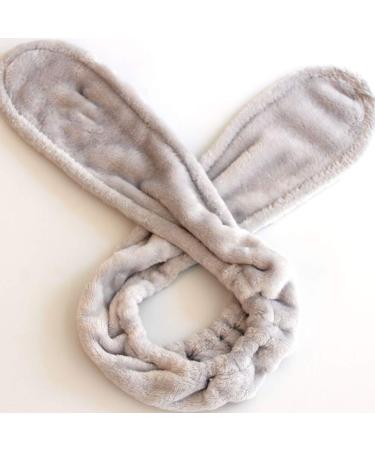 Minkissy Hasenohr Fleece Headband for Women & Girls | Makeup Hair Band & Facial Wash Accessories (Pink/Gray) - Shop Now! - Buy Online on GoSupps.com