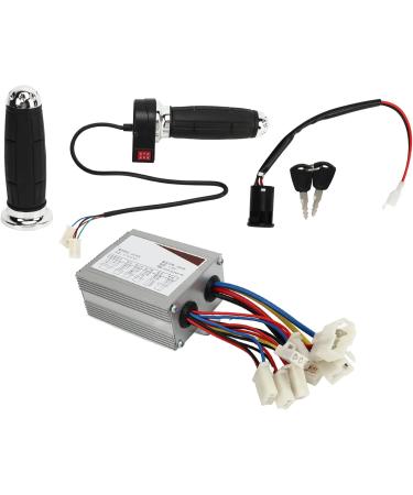 SPYMINNPOO 36V 500W Ebike Motor Controller Kit - Brushless Electric Bicycle Controller with Universal Throttle Grip & Ignition Switch - Buy Online on GoSupps.com