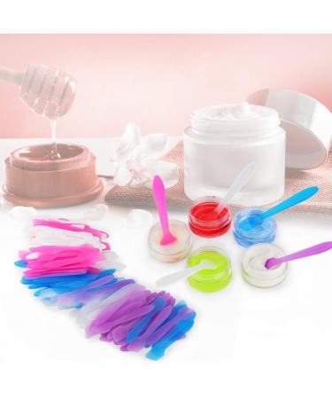 Accmor 150 Pack Mini Makeup Spatulas - Reusable Frosted Cosmetic Tip Scoops - Buy Online on GoSupps.com