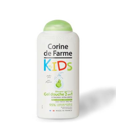Corine de Farme Corine de Farme - Kids 2-in-1 Shower Gel Body and Hair Pear Fragrance - Sensitive Skin Hypoallergenic Clean Beauty Formula