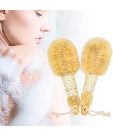 Natural Sisal Dry Body Skin Brush for Exfoliating, Cellulite Reduction and Improved Circulation - Non-Shedding Tight Fibers - Buy Online on GoSupps.com