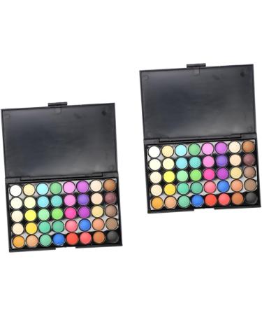 Beavorty 2pcs 40 Matte Eyeshadow Eye Shadow Tray Earth Tones 1 count (Pack of 1) As Shownx2pcs - Buy Online on GoSupps.com