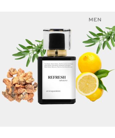 REFRESH | Inspired by BVLG AQVA POUR HOMME ATLANTIQVE | Pheromone Perfume for Men | Extrait De Parfum | Long Lasting Dupe Clone Essential Oils Fragrance | Perfume De Hombre | (50 ml / 1.7 Fl Oz) 1.7 Fl Oz (Pack of 1) - Buy Online on GoSupps.com