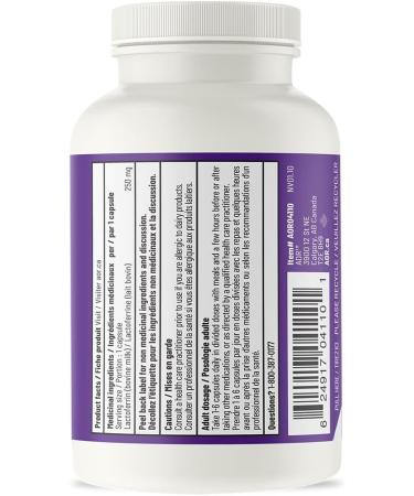 AOR - Lactoferrin-250mg 60 Capsules - Lactoferrin Supplements for Iron Deficiency Supplement Immune System Support & Antioxidant Supplement - Anti Inflammatory Supplement - Supports Iron Absorption - Buy Online on GoSupps.com