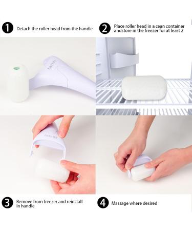 Shop Ice Roller for Face & Body Massage - Cold Facial Roller for Skin Tightening Perfect Gift for Women - Buy Online on GoSupps.com