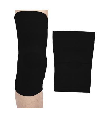 Knee Sleeve Compression Elastic Knee Support Brace for Men and Women for Running Hiking Meniscus Tear Arthritis Joint Pain Relief(L)