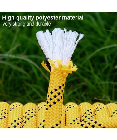 Aoneky 10mm Outdoor Rope - Yellow - 32.0 Feet - Durable and Versatile - Buy Online on GoSupps.com
