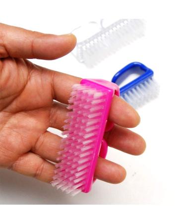Luxxii Handle Grip Nail Brush (3 Pack) - Fingernail Cleaning Brushes for Nail Scrubbing - Buy Online on GoSupps.com