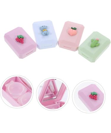 Shop HomsfoU 16-Piece Glass Container Set - Contact Lens Cases & Eye Care Holders for International Shipping - Buy Online on GoSupps.com