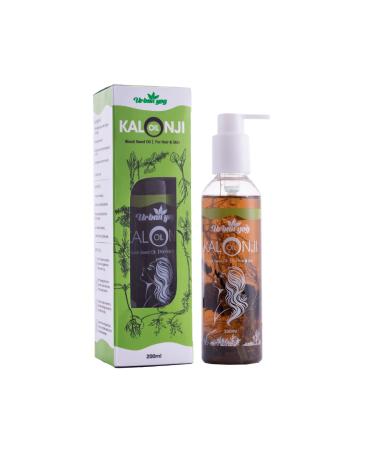Urban yog Ayurvedic Jadibuti Kalonji - Onion Black Seed Oil for Hair  Face & Skin Care | Enhance Growth for Dry and Damaged Hair (7 Fl Oz)