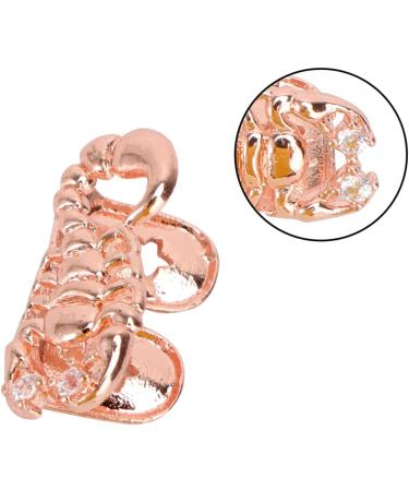 Didiseaon Mouth Guard 2 Pcs Scorpion Single Braces Jewelry for Rapper Vampire Fangs Caps Trendy - Buy Online on GoSupps.com