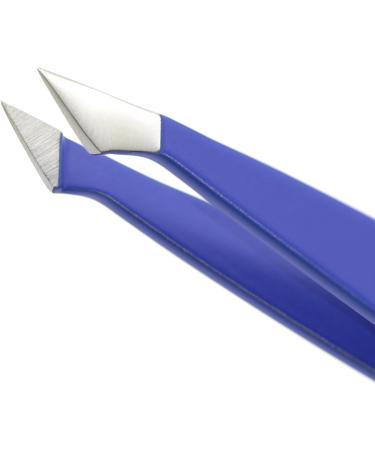 REMOS Stainless Steel Combination Tweezers 9.5cm - Dark Blue | For Splinters & Hair - Buy Online on GoSupps.com