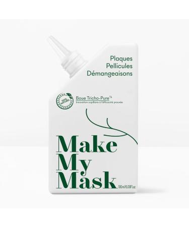 MakeMyMask Pre-Shampoo Anti-Dandruff & Bleeding 100% Natural - Scalp Treatment - Dandruff - Plates - Restores Micriobiome - Anti-Recidive