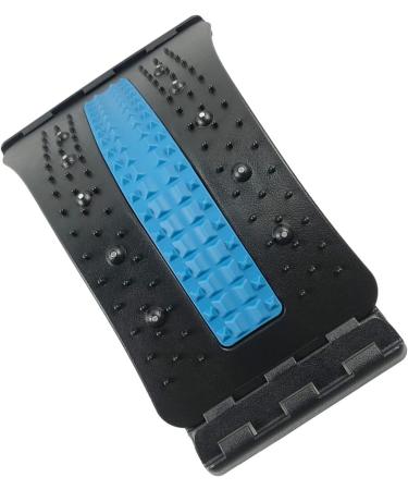 Verdant Touch Back Cracking Device - Adjustable Lumbar Back Massager Board & Spine Deck - 4 Level Blue & Black for Ultimate Back Relief - Buy Online on GoSupps.com