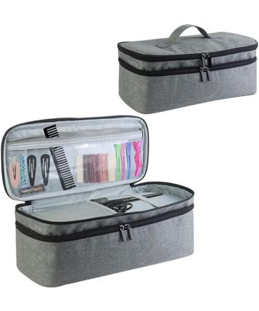 korvre Double Layer Travel Hair Dryer Organizer Curling Wand Bag Hair Dryer Accessories Storage Bag for - Buy Online on GoSupps.com
