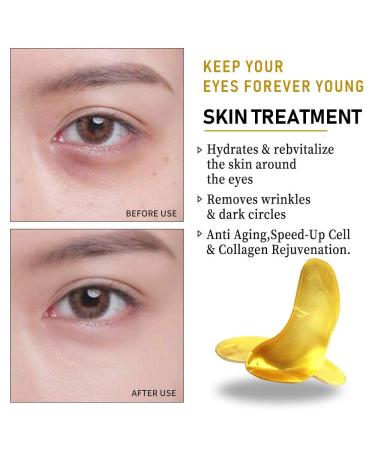Buy 10x Black Forest Spa Premium Crystal Gold Collagen Eye Mask Anti-Wrinkle Bio Formula for Youthful Skin | Fast International Shipping - Buy Online on GoSupps.com