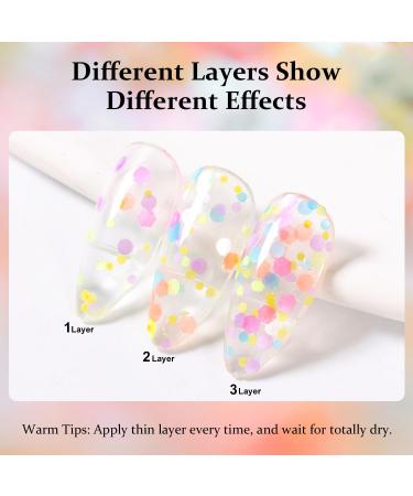 Major Dijit Jelly Nail Polish - Summer Glitter Vegan & Cruelty-Free 0.46 Fl Oz (14ML) - International Shipping Available - Buy Online on GoSupps.com