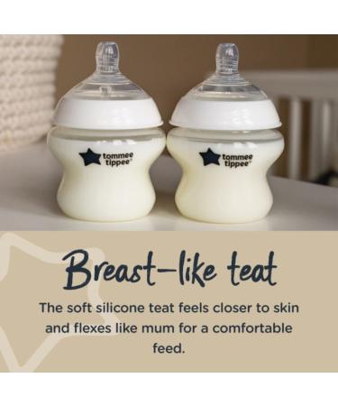 Tommee Tippee Closer to Nature 150ml Bottle - BPA-Free Baby Feeding Bottle - Buy Online on GoSupps.com