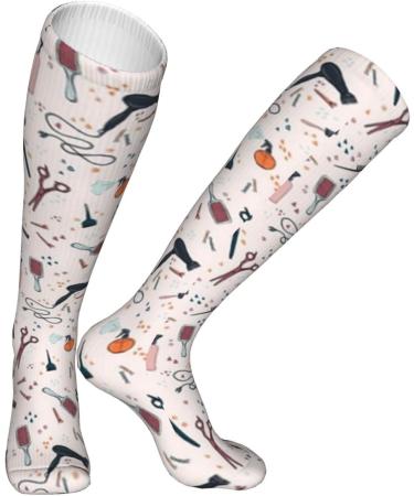 Compression Socks for Men & Women | 15-20 mmHg Circulation Support for Running & Cycling | Best Hairdressing Tools - Buy Online on GoSupps.com