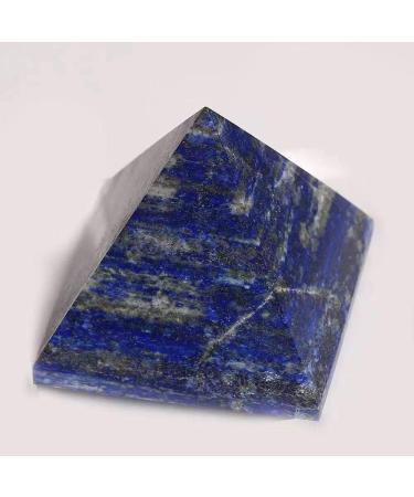 60mm-70mm Natural Lapis Lazuli Quartz Stone Carved Crystal Pyramid for Decoration 1pc Obelisk - Buy Online on GoSupps.com