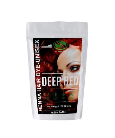 Deep Red Henna Hair & Beard Color 100g - Chemical-Free Dye by The Henna Guys - Buy Online on GoSupps.com