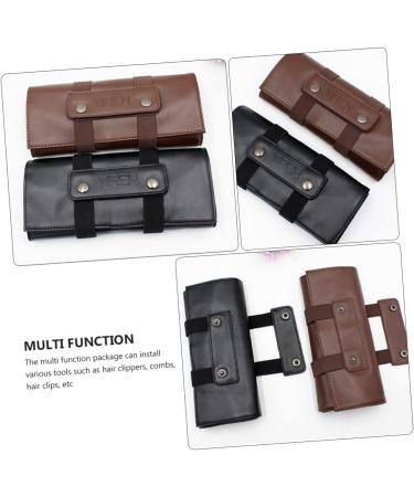 Minkissy Haircut Storage Bag & Frog Headband | Hairdressing Scissor Holder & PU Leather Tool Organizer for Stylists - Buy Online on GoSupps.com