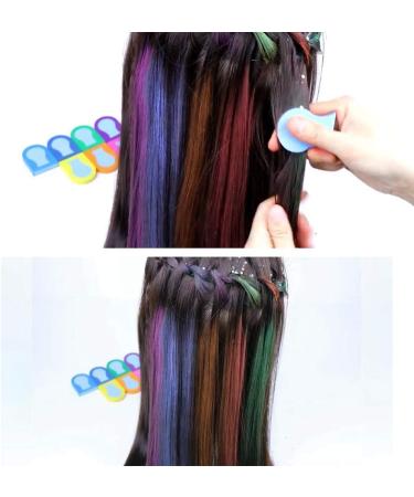 Decqerbe 8-Color Hair Dye Easy to Use Easy to Clean Disposable Hair Dye Powder Temporary Hair Powder - Buy Online on GoSupps.com