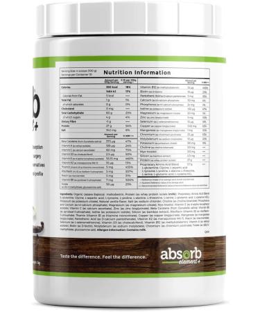 Absorb Plus Isolate Protein Diet Supplement for Good Health Nutritional Support All Natural Ingredients Non-GMO Gluten Free Lactose Free Casein Free Non-Vanilla - Buy Online on GoSupps.com