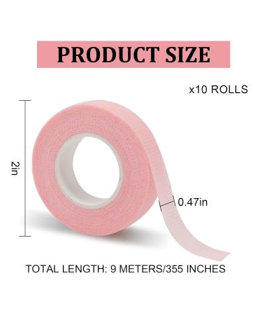 10 Rolls Lash Tape Adhesive Lash Extension Tape Breathable & Micropore Tape Lash Extensions Supplies 9M Each Roll (Pink) - Buy Online on GoSupps.com