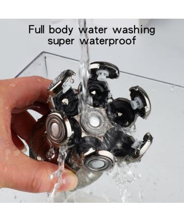 5 in 1 Electric Head Shaver for Bald Men - Cordless Waterproof Grooming Kit with Clippers Nose Trimmer & LCD Display - Buy Online on GoSupps.com