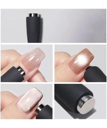 Generic Cat Eyes Nail Magnet for DIY Manicure Cross Nail Magnetic Stick Multifunctional Long Strip Magnet Nail Art Tools Strong Nail Javascript:Magnet Tool Set (Black) - Buy Online on GoSupps.com