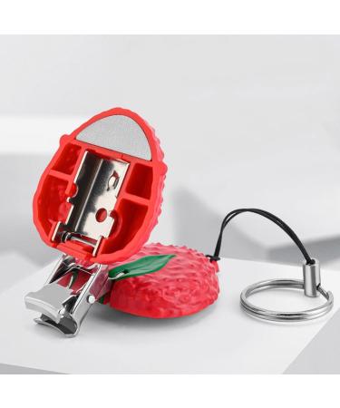 minkissy Strawberry Nail Fruit Toenail Clippers for Thick Nails Toddler Nail Clipper Portable Nail Bulk Nail Clippers Stainless Steel Nail Clipper Household Man Key Chain - Buy Online on GoSupps.com