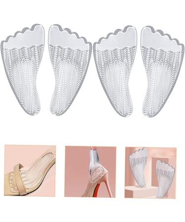 FOMIYES 10 Pairs Five Toe Sticky Front Pad Heel Cushion - Arch Support Insoles for High & Low Heels - Non-Slip Gel Foot Massage Pads for Women - Buy Online on GoSupps.com