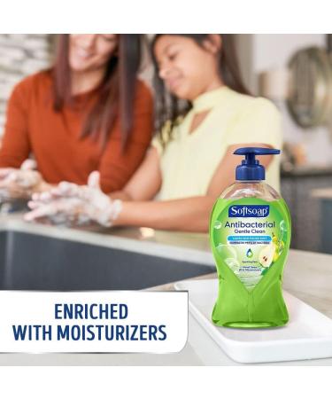 Softsoap Antibacterial Liquid Hand Soap Pump - Gentle Clean Sparkling Pear - 11.25 Fl Oz - Buy Online on GoSupps.com