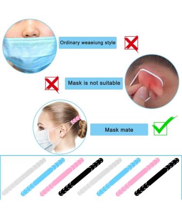 Buy Afunta Mask Ear Hook Belt Extension - 8 Anti-Slip Adjustable Ear Hooks & 8 Storage Clips | Comfort for Long Mask Wear - International Shipping - Buy Online on GoSupps.com
