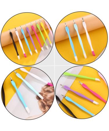 Beaupretty Nail Art Tools Rubber Nail Art Embossing Pen Cuticle Removers Dead Skin Removers Dead Skin Forks Dead Skin Pushers nail cleaner nail trimmer para u as rubber head plastic Nail - Buy Online on GoSupps.com