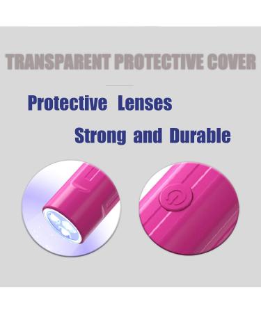 LYNTYAOU UV LED Lamp Handheld Polish Nail Light for Gel Polishes Nails Mini Gel Nail Dryer Stickers with Lights Lamps for Curing Glue Gel Polish Nail Gems with USB Plug(No Rechargeable) - Buy Online on GoSupps.com