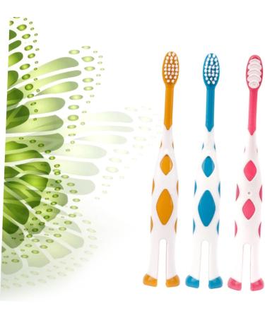 HAPINARY 6 Pieces Baby Toothbrush Set Soft Children's Toothbrush for Gentle Oral Care Perfect for Kids' Dental Health - Buy Online on GoSupps.com